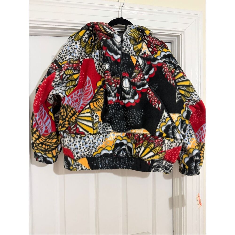 Free People Movement Wild and Free Printed Fleece Pullover-Oversized - Picture 4 of 9